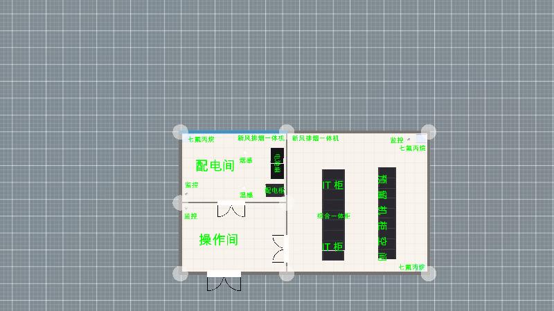 机房布局（单排）