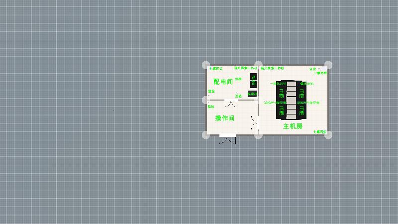 机房布局（双排）