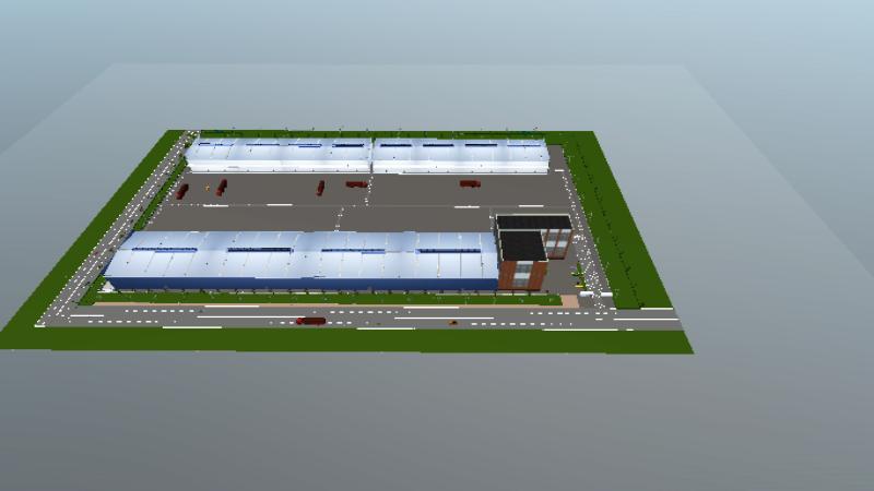 扬州招商物流（3D场景）3-调高