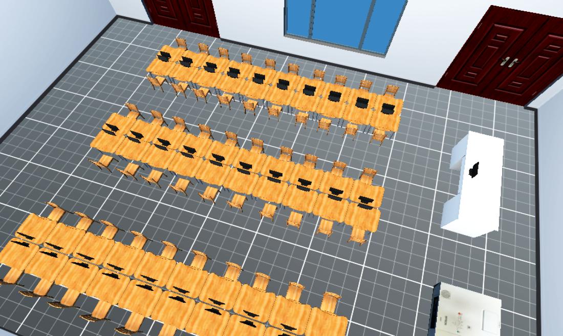 智慧课室模板1（60人）