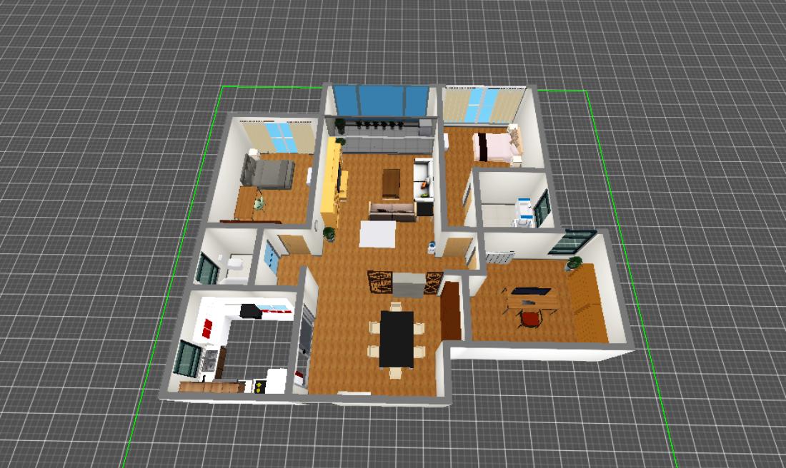 三室两厅室内图