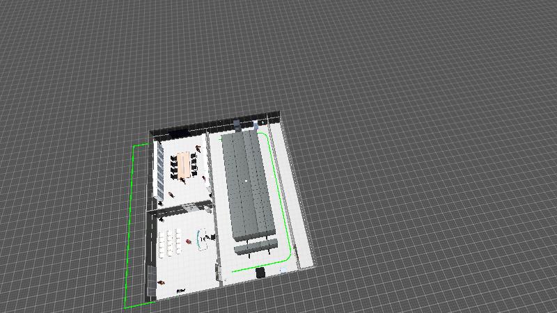 档案管（半高玻璃墙）