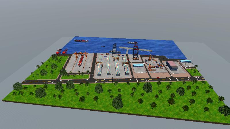 工业起重机demo地形