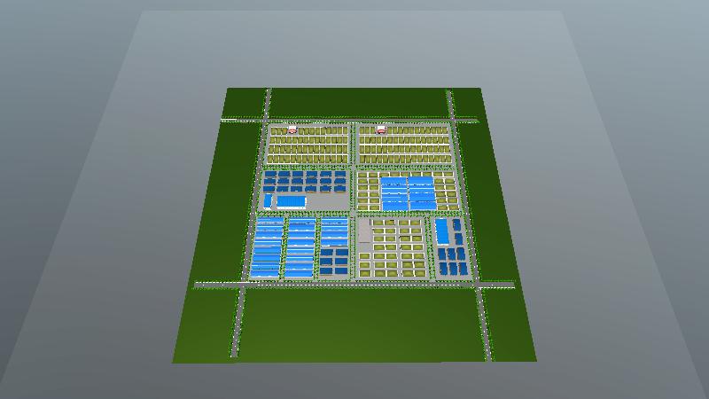 稻田综合种养示范片区平面示意图
