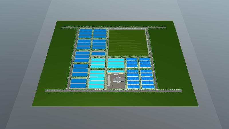 洪泽湖虾蟹种业创新示范基地平面示意图