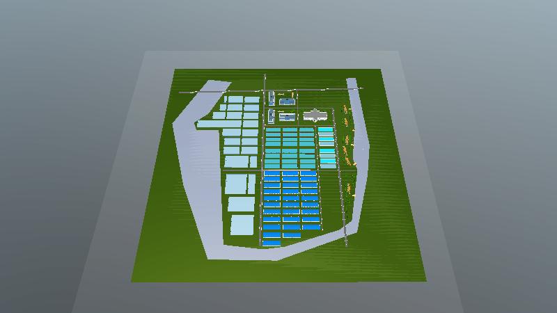 水产生态高效养殖示范基地平面示意图