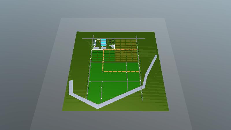 观光农业综合基地平面示意图