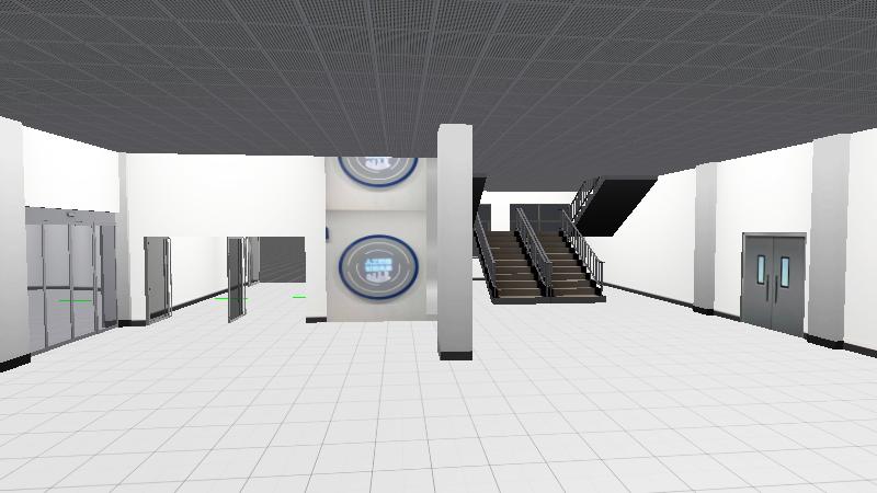 城市科技学院1A教学楼模型