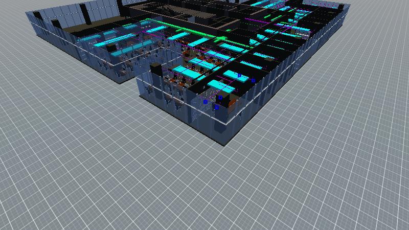 设计院办公室拆分加灯空调出风口点位01