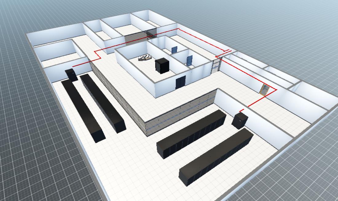 理工大学信息中心内部图