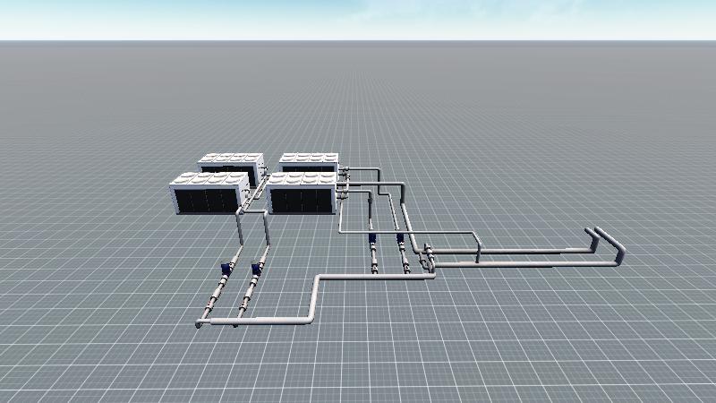华西口腔-业务综合楼D区空调冷源系统图