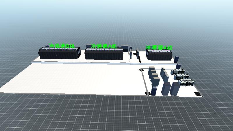 城建机房无墙体