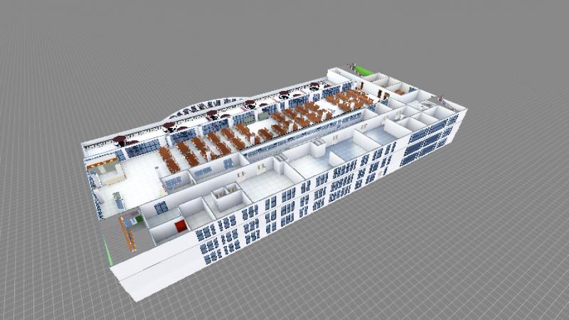 西北师范大学_新校区食堂