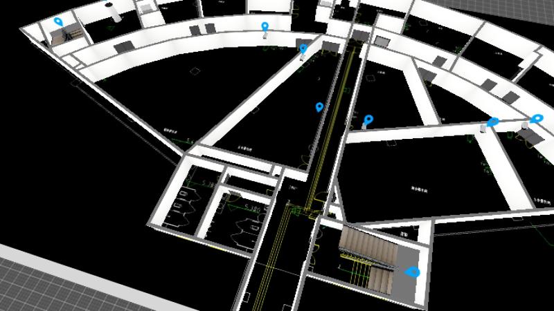 渭南中心医院食堂报告厅摄像头