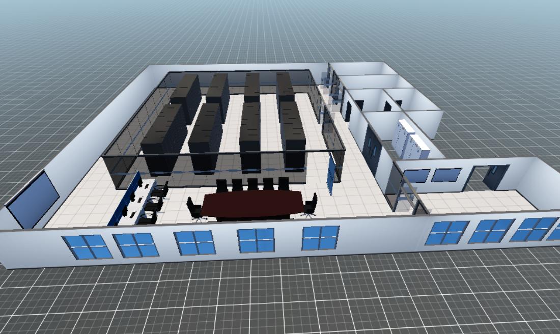 草堂机房示意图