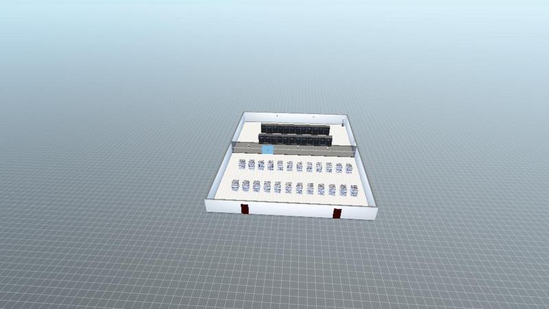 机房107（三维模型）