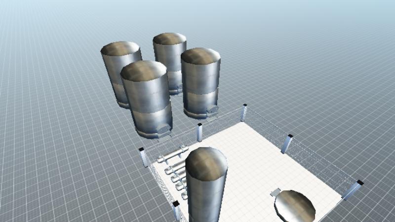 脂肪酸氢化车间设备布置图2层