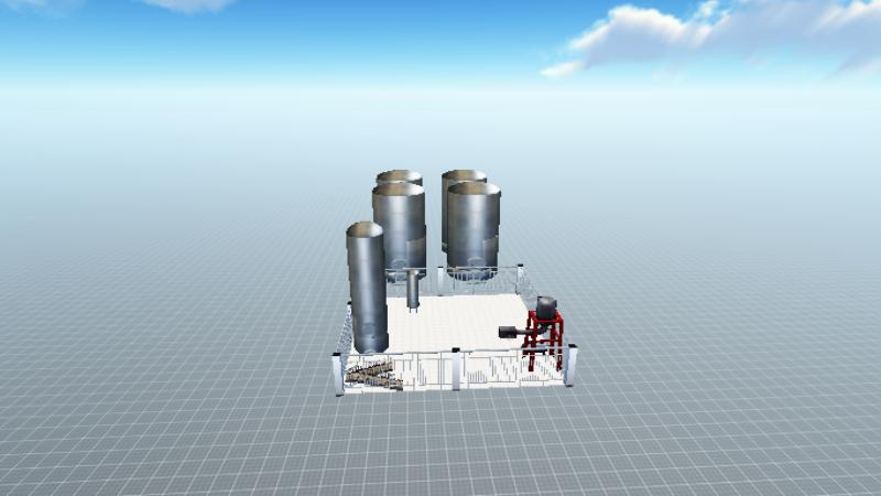 脂肪酸氢化车间设备布置图3层