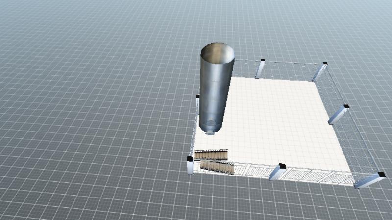 脂肪酸氢化车间设备布置图4层