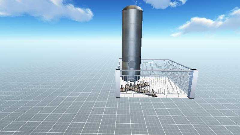 脂肪酸氢化车间设备布置图7层