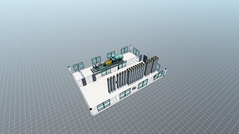脂肪酸油酸分提车间设备布置图2层