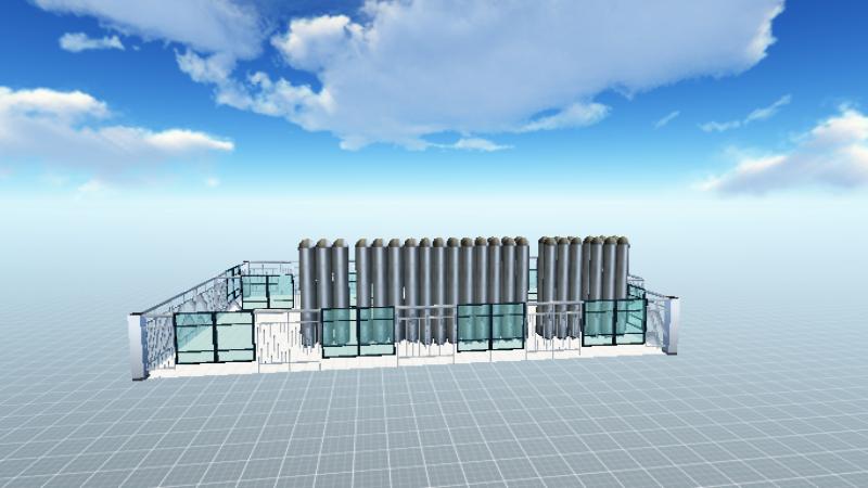 脂肪酸油酸分提车间设备布置图3层