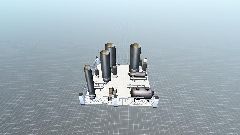 大豆油酸平面图4层