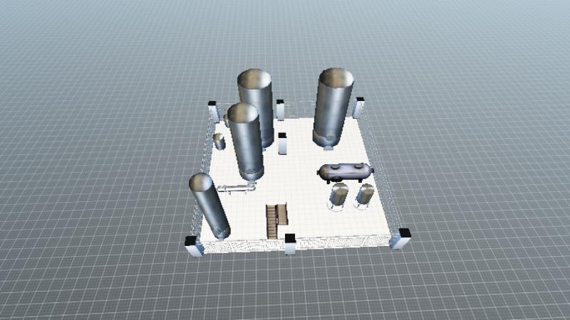 大豆油酸平面图5层
