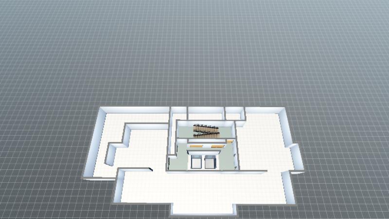 3、1号楼弱电平面图-3、地下夹层弱电平面图