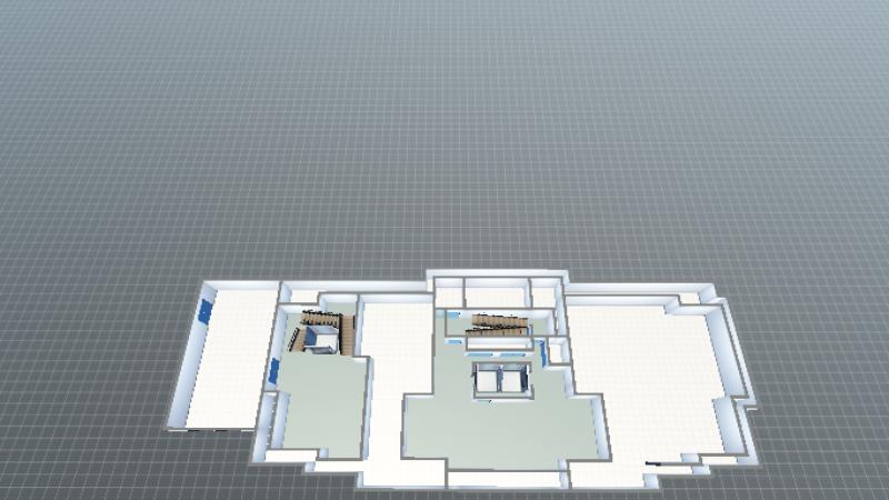 4、2号楼 1层弱电平面图-模型