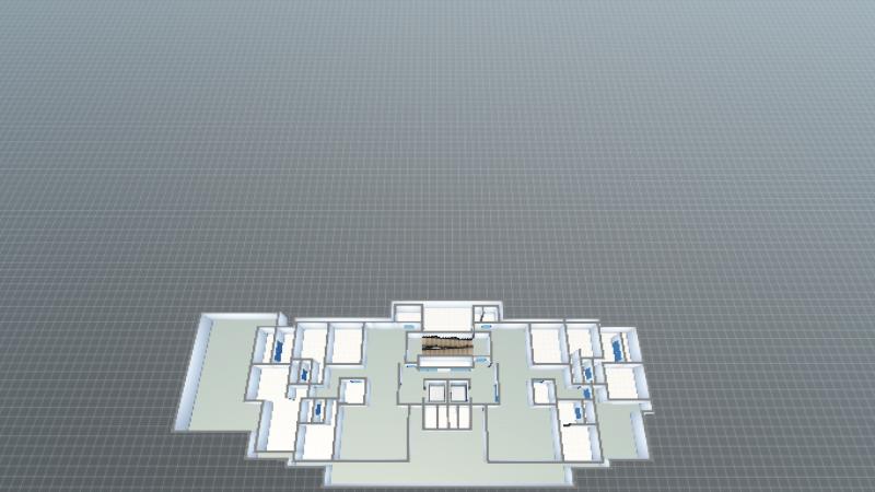 4、2号楼 2层弱电平面图-模型