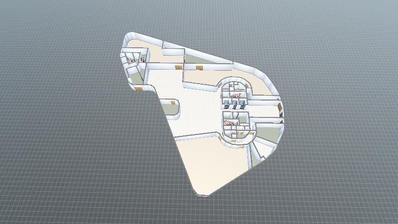 C3塔楼底图局部夹层 一层