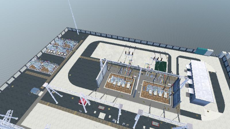 安徽变电站园区