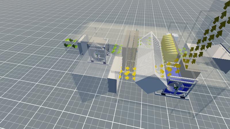 西安热工院金属楼直膨一体机