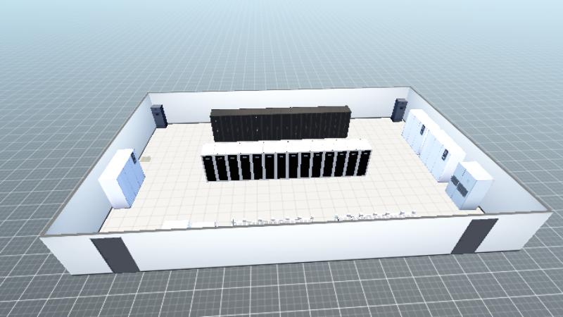 5楼机房平面示意图