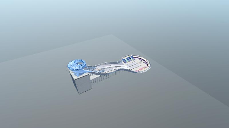 国家跳台滑雪中心组装