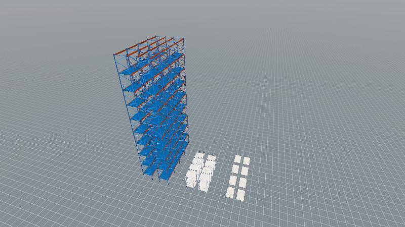 模拟智慧仓储可视化场景搭建