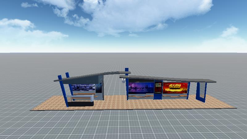 大鹏展翅候车亭01