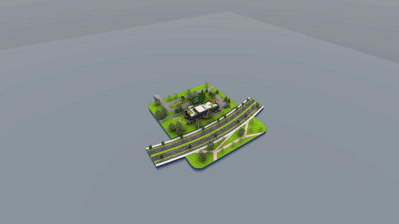 西岸集团本部_园区建筑