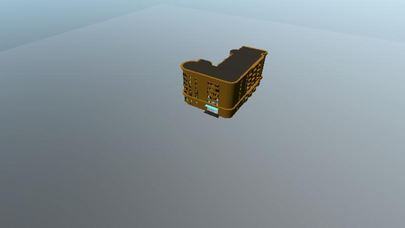 中南路楼外立面上色