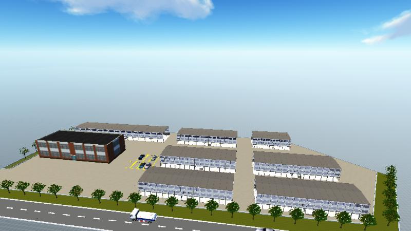 大桃花仓库模型