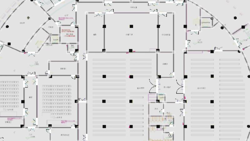 图书馆一层柱子