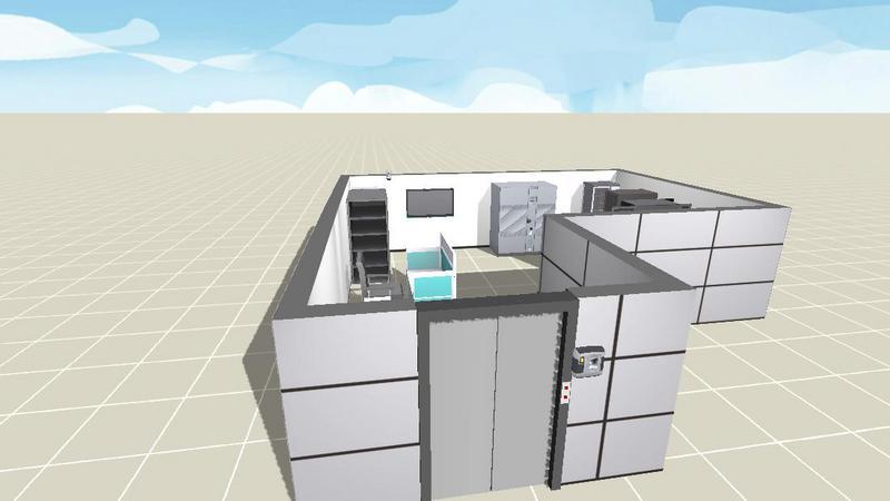 机房建设效果图