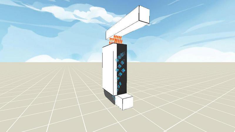 侧送风精确送风局部图