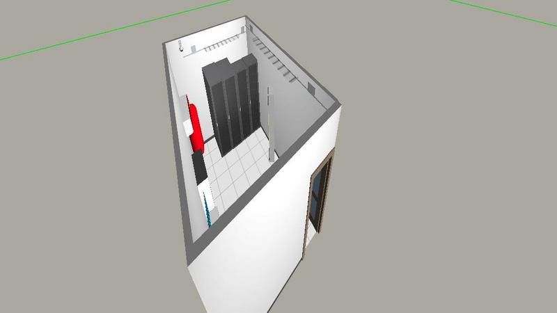 萧山万向集团机房平面图