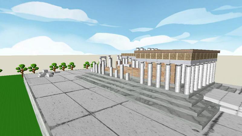 希腊帕特农神庙  标志