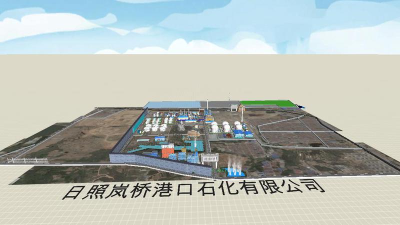 岚桥石化全景图