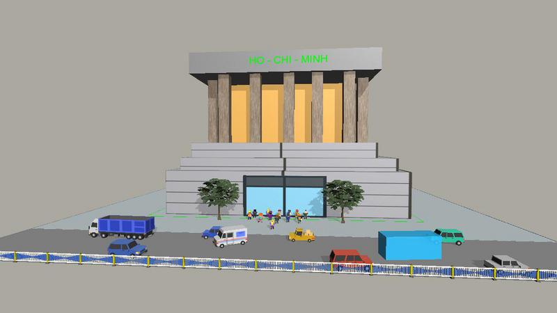 越南标志性建筑——胡志明纪念馆