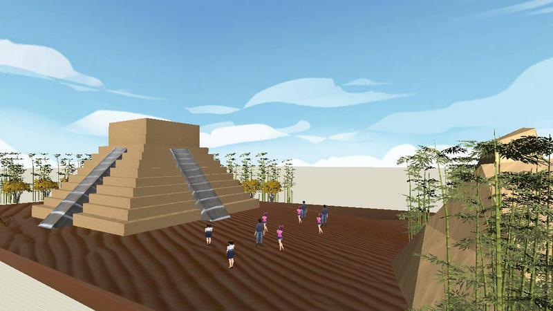 墨西哥标志----(简版)金字塔