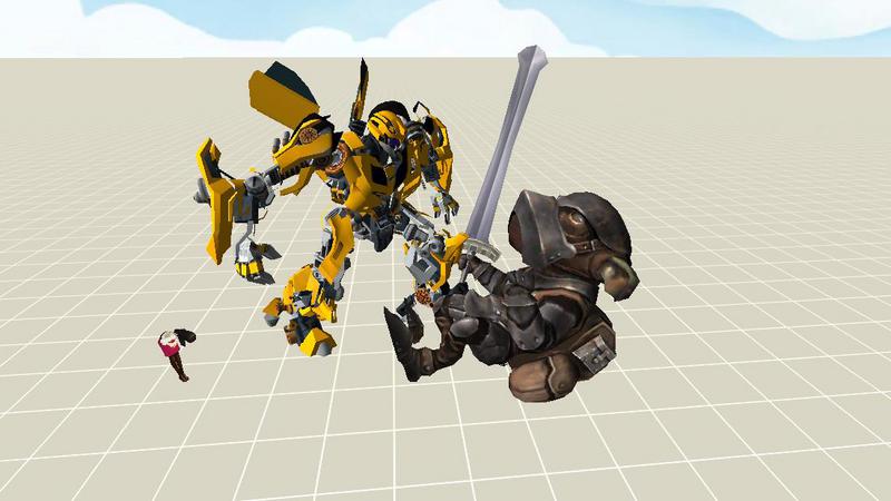 大黄蜂怒打小怪兽